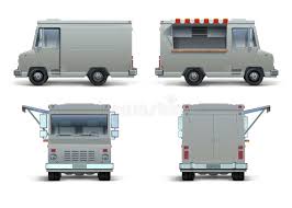 Download Food Truck Mockup Realistic Delivery Car Or Mobile Kitchen With Open Window For Brand Identity Vector Blank Isolated Stock Vector Illustration Of Cube Bumper 171982752