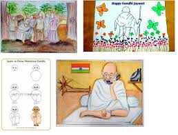 Check spelling or type a new query. Gandhi Jayanti Drawing For Kids Gandhi Jayanti Quotes Wishes Speech Images