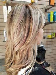 Subtle Pink Highlights Pink Blonde Hair Hair Life Pink Hair