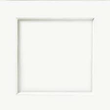 white thermofoil kitchen cabinet
