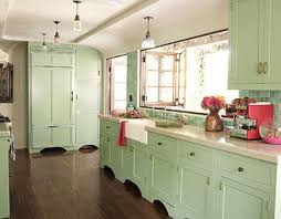 Cabinets Painted Porters Calm Green Or Frosted Mint Backsplash From Mission Tiles West Love The Mismat Green Kitchen Cabinets Mint Kitchen Mint Green Kitchen