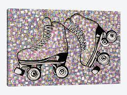 In a cartoon network tv ad about the acme hour, wile e. I Ve Got A Brand New Pair Of Roller Skates Canva Carol Zsolt Icanvas