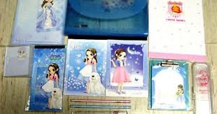 Orange Story White 12 Piece Writing Set New Kawaii School Supplies Korean Stationery Soft Pastel