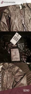 Authentic Guess Leather Jacket New With Tags Leather Jacket Jackets Leather