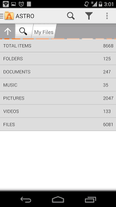 Descargar (varía según el dispositivo) . Astro Administrador De Archivos Para Android Descargar