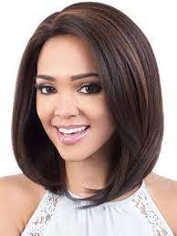 Ebon Human Hair Blend Wig By Motown Tress Uptownwigs Choppy Bob Hairstyles Wavy Bob Hairstyles Bob Hairstyles