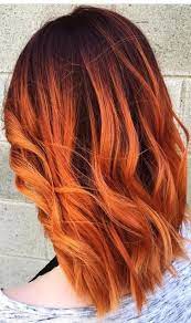 Top Hair Color Trends For Women Orange Ombre Hair Orange Hair Color Hair Color Orange