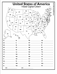 Choose either states or capitals from the menu below to be tested on that category. Us Map With States And Capitals Printable