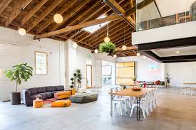 Office Party In Highland Park Ca This Creative Office Space Is Also An Event Rental Space Part Office And Creative Office Space Office Parties Office Space
