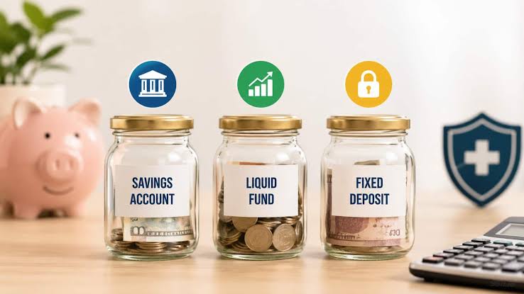 Should you keep your emergency fund in a savings account, liquid fund or  fixed deposit?