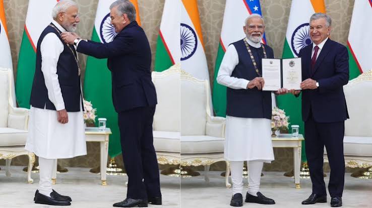 PM Modi Uzbekistan highest honour