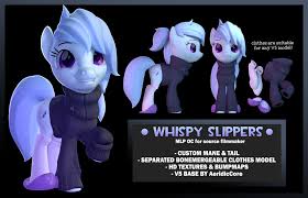 2094142 3d Artist Rexyseven Clothes Earth Pony Female Mare Oc Oc Whispy Slippers Pony Safe Slipper Solo Source Fi Pony Filmmaking My Little Pony