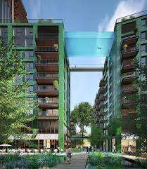 Gallery Arup Design A Sky Pool Suspended 35 Metres Above London S Nine Elms 1 Sky Pool Glass Bottom Pool London Buildings