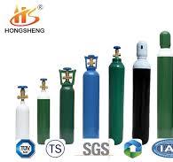 70L Seamless Steel Gas Cylinder Oxygen CO2 Helium Argon ...