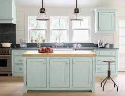 Mint green may not be at the top of the kitchen cabinet paint colors wish list, but it's a surprisingly excellent pick for any kitchen, especially smaller ones. Dreaming About Mint Kitchen Cabinets The Wicker House