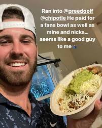 Matthew Wolff and Patrick Reed: Big Chipotle guys. (📸:IG/matthew_wolff5)