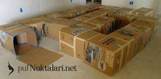 Karton Tunel Labirent Labirentler Oyuncak Kutular