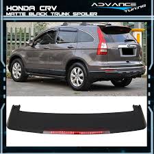 Chrome side windows trim and black front windshield trim. Matte Black Fits 07 11 Honda Crv Cr V Oe Style Roof Top Spoiler Led Brake Light Ebay