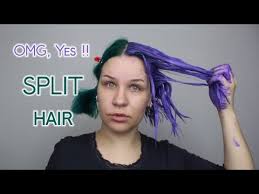 To make or focus on trivial or petty details, differences, or distinctions. Omg Einmal Bitte Split Hair Lilixymee Youtube