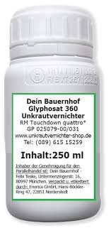 Glyphosat 360 250 Ml Als Unkrautmittel Zu Unkrautbekampfung Kaufen