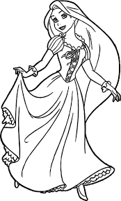Nice Rapunzel And Flynn Ready Coloring Page Disney Princess Coloring Pages Rapunzel Coloring Pages Tangled Coloring Pages