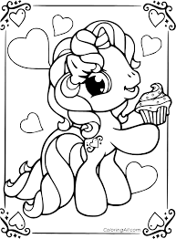 My little pony coloring pages getcoloringpages com. My Little Pony Card Coloring Pages Coloringall