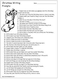 Worksheets Christmas Writing Prompts Christmas Writing Christmas Writing Activities