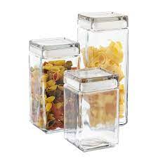 Shop for anchor hocking jars at walmart.com. Anchor Hocking Stackable Square Glass Canisters The Container Store