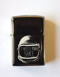 I Need More Space Astronaut Black Flip Lighter Torch Lighter Musician Lighter Zippo Lighter Fluid Lighter Cool Lighters