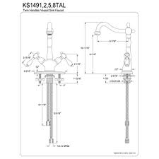 Delta faucet cartridge diagram the delta valve cartridge rp50587 is not designed to come apart so we do not have a parts diagram of this part. Buy Kingston Brass Ks1498tal Tudor Vessle Sink Faucet Brushed Nickel 6 1 2 Inch In Spout Reach Brushed Nickel Online In Indonesia B07mwrjwzs