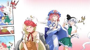 chicknapped by 春藤平四郎 on pixiv touhou project 東方project projects bad apple memes