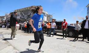 Başkale 1. Halk koşusu festival hasında yapıldı