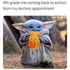You seemingly can't scroll through twitter or instagram without seeing a baby yoda meme popping up. Baby Yoda Going To Work Meme Meme Wall
