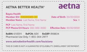 Below are some sample policy number on insurance card. Aetna Better Health Insurance Offers Free Memberships Clarion County Ymca