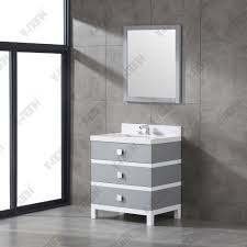 Thaweesuk shop new timeless grey 30 inch bathroom vanity shaker style drawers cabinet sink base bath wall maple wood solidwood plywood 30 w x 31.5 h x 21 d of set. China 30inch Gray Cabinet Dovetail Construction Bathroom Vanity China Large Storage Hangzhou