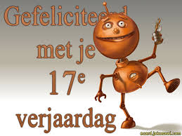 Jakosawi E Cards 17 Jaar Robot