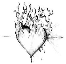 Game crashing leads to sad/cool picture. Photo By Destiny Gonzalez Cool Heart Drawings Heart Drawing Broken Heart Drawings