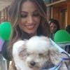 Patricia Poeta aprova sugestão de fãs para nome de cãozinho adotado:  'Marley'