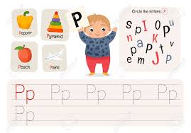 There is one letter not found anywhere on the periodic table and another not found in official element names. Kids Learning Material Worksheet For Learning Alphabet Letter P Royalty Free Cliparts Vectors And Stock Illustration Image 150546611