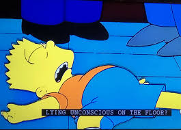 Bart Lying On The Floor Bart Simpson Bart Simpson