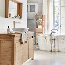 Meuble salle de bain bricoman toulouse 3; Meuble Sous Vasque Double En Chene L120cm Native 120 Cm Meuble Sous Vasque Alinea