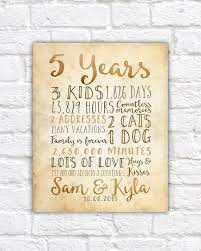 5 Year Anniversary Gift 5th Year Of Marriage Or Dating Etsy 5 Year Anniversary Gift Year Anniversary Gifts Anniversary Sign