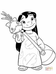 Cute Lilo Super Coloring Stitch Coloring Pages Disney Coloring Pages Cartoon Coloring Pages