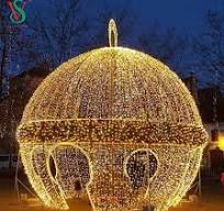 3D LED Christmas Light Outdoor LED Ball Motif Light for ...