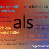English when can be expressed in german by three different words: 1