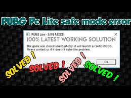 Не мог запустить pubg lite на моем ноутбуке. 100 Working New Solution Of Pubg Pc Lite Safe Mode Error Unboxingideasofficial Youtube