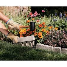 Suncast Border Stone 10 Ft 12 In Sections Resin Border Edging Cplbse10tg The Home Depot Stone Edging Landscaping With Rocks Garden Edging