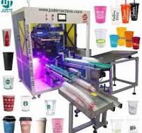 Macchina per stampa serigrafica di bicchieri di plastica Stampante  serigrafica completamente automatica per bicchieri di carta