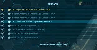 High temperatures result in a slightly reduction of life and increases the consumed water. Fix Failed To Install Mod Map In Ark Appuals Com