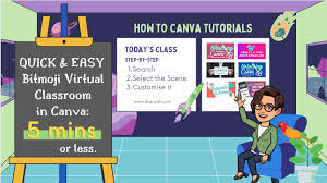 It's popularly used by kids and encourages expression by allowing them to create a character based on themselves, with varying emotions, that can be placed into social media, messaging, emails, and more. Canva Tutorials Create A Bitmoji Virtual Classroom Ace That Presentation
